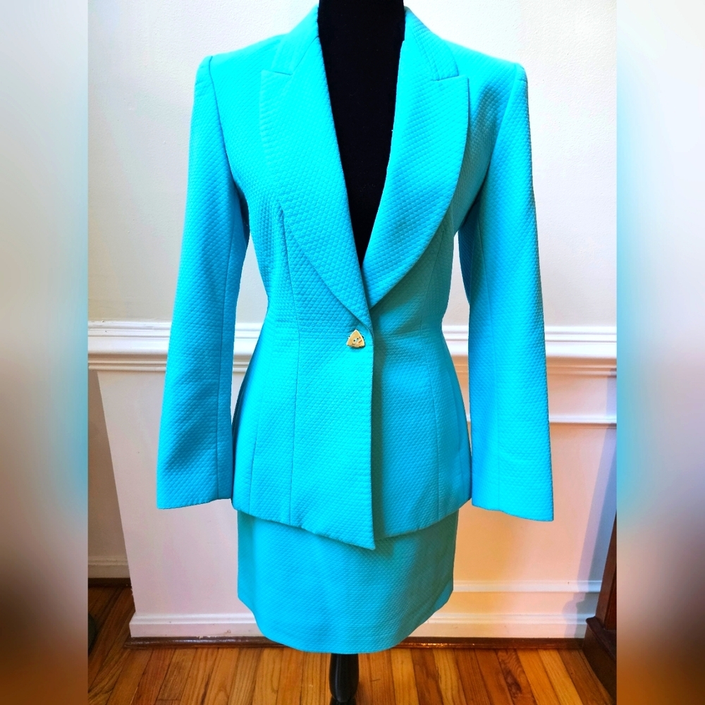 Cache Turquoise Skirt Set
